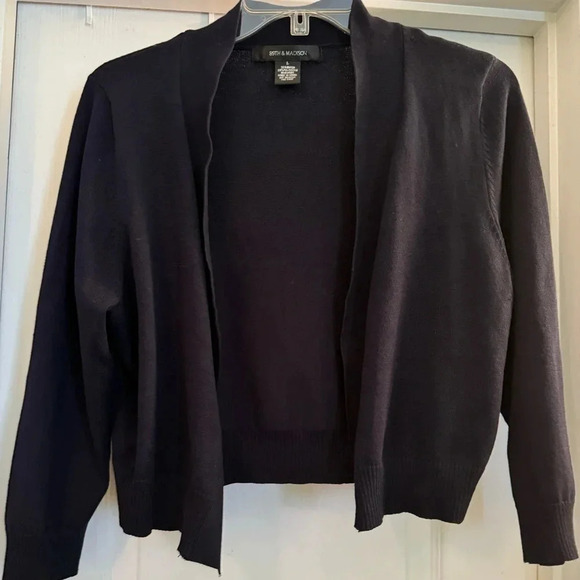 89th & Madison Cropped Long Sleeve Cardigan - Picture 2 of 10